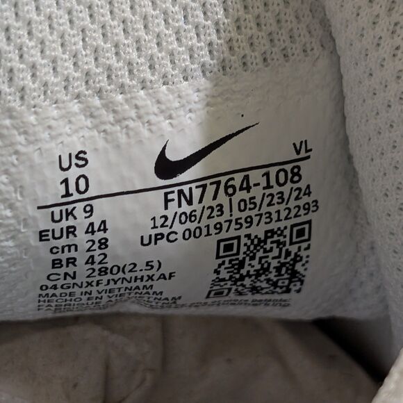 Nike Vapor Edge Speed 360 2 TB Men\'s 10 White Blue Football Cleats FN7764-108 main image 8